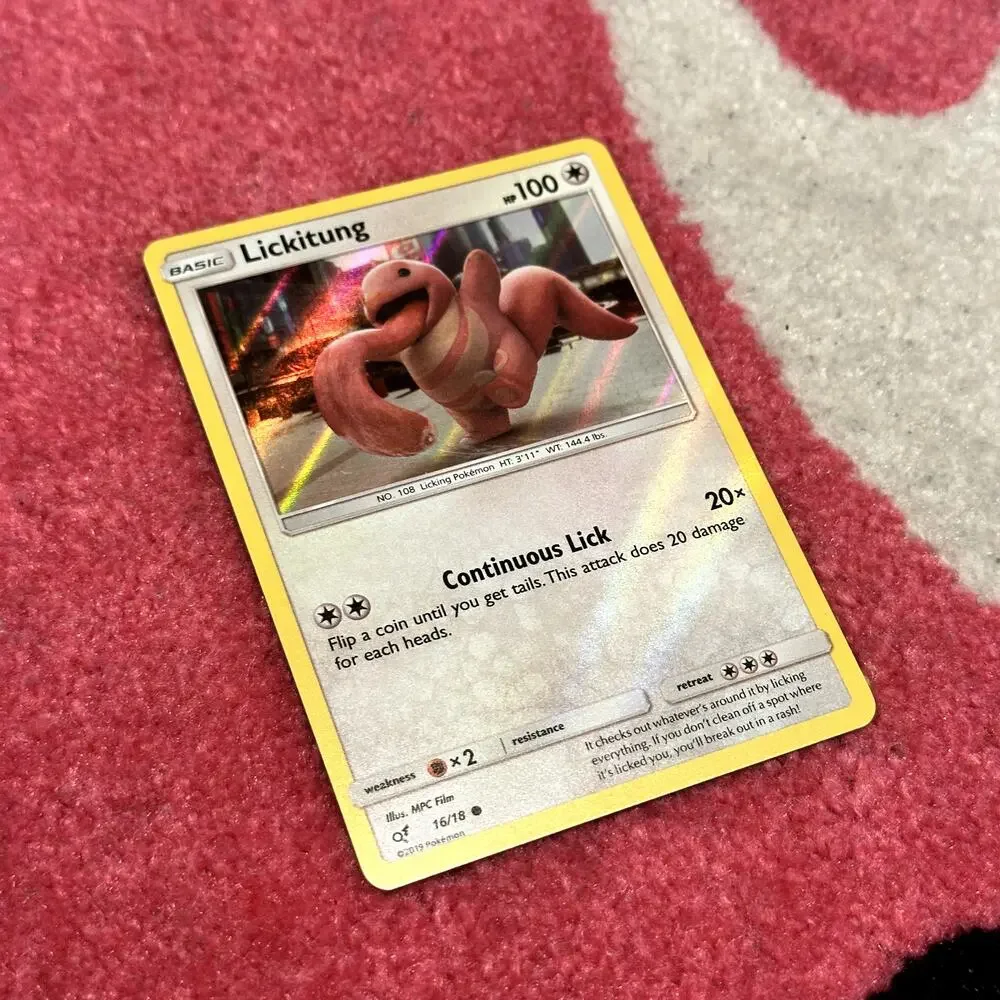 Lickitung #16 – Pokémon Detective Pikachu – Holo – As Pictured